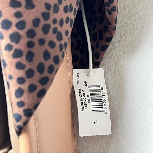 Old Navy Women’s Soft Twist Brown and Black Animal Print Sandals Flat Sz 10 - Picture 7 of 8